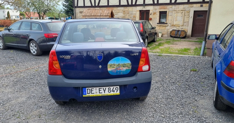 Dacia Logan cena 6300 przebieg: 136700, rok produkcji 2006 z Zelów małe 191